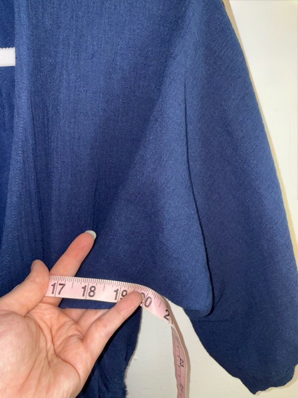 Rue Stiic Zion Maxi Dress in Navy Linen Blend - Open Back - Picture 14 of 16